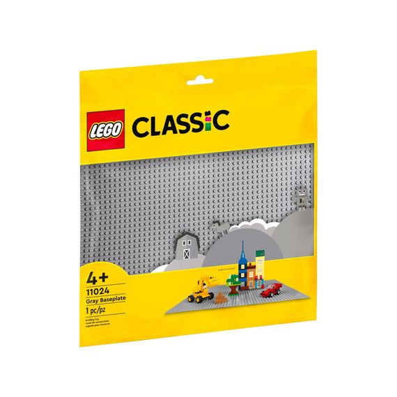 Конструктор LEGO Classic Базова пластина сірого кольору (11024) | Зображення 4