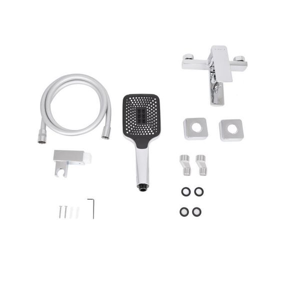 Смеситель для ванны Qtap Capricorn с душевым гарнитуром Chrome (k35) QTCAP3060102C48222 | Зображення 6