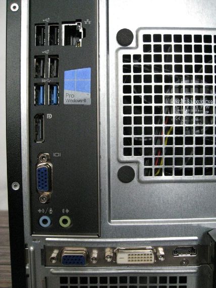 Ігровий ПК Dell Optiplex 3020 Tower / Intel Core i5-4570 (4 ядра по 3.2 - 3.6 GHz) / 16 GB DDR3 / 120 GB SSD + 500 GB HDD / nVidia GeForce GTX 750, 2 GB GDDR5, 128-bit / DVD-RW / Win 10 Pro + Кабель живлення б/в | Зображення 6
