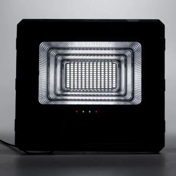 Вуличний LED ліхтар на сонячних батареях прожектор світлодіодний вуличний 246 LED 300 Вт із сонячною панеллю HP-5-75 | Зображення 2