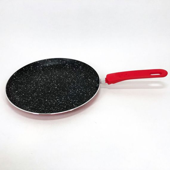 Сковорода млинець 24 см з антипригарним покриттям Con Brio CB-2424 для всіх видів плит. NL-192 Колір: червоний | Зображення 9