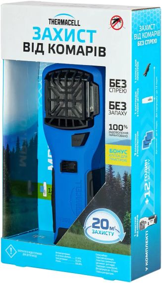 Пристрій від комарів Thermacell MR-350 Portable Mosquito Repeller Blue | Зображення 5
