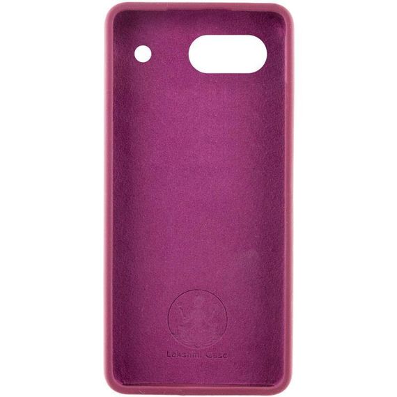 Чехол Silicone Cover Lakshmi Full Camera (AAA) для Google Pixel 7a Бордовый / Plum | Зображення 1