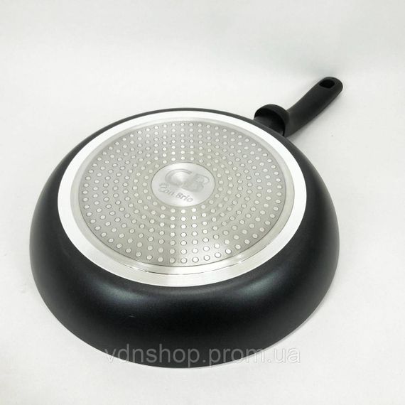 Практична сковорідка Con Brio СВ-2622 26 см, Антипригарна сковорода для овочів, Сковорода для кухаря SR-62 | Зображення 2