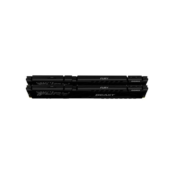 Модуль пам'яті для комп'ютера DDR5 64GB (2x32GB) 5200 MHz Beast Black Kingston Fury (ex.HyperX) (KF552C40BB2K2-64) | Зображення 3