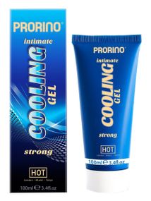 Інтимний гель Hot PRORINO Intimate Strong з ефектом охолодження, 100 мл Sex Aura