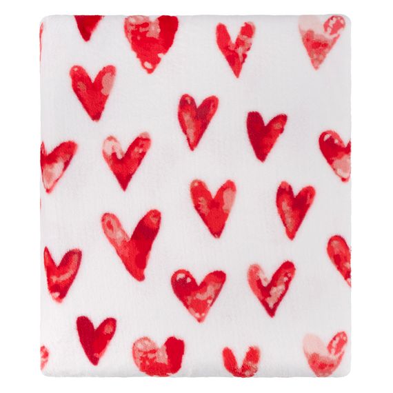 Плед Ardesto Flannel 160х200см, 100% поліестер, сердечка (ART0125PB) | Зображення 4