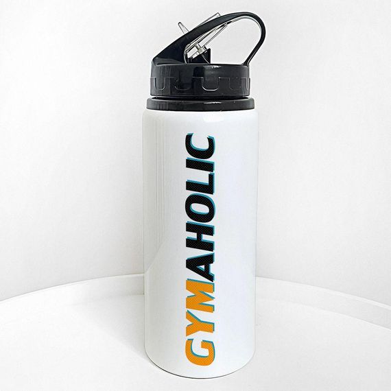 Пляшка для води з трубочкою Gymaholic 600 мл (PLV_25A056)