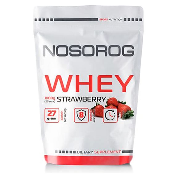 Протеїн Nosorog Nutrition Whey 1000 g /25 servings/ Strawberry