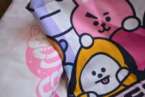Постільна білизна TAC Disney 160×220 см BT21 Universtar | Зображення 4