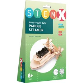 Конструктор Stem Колесный пароход Деревянный на батарейках (3858894673728)