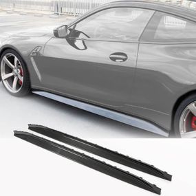 Накладки на пороги V4 (для G82/G83, Карбон) для BMW 4 серия G22/23/26 2020- гг