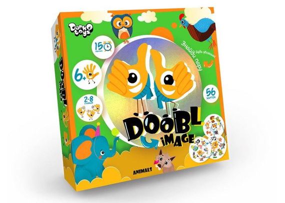 Настільна гра Doobl Animals (Доббль Тварини)