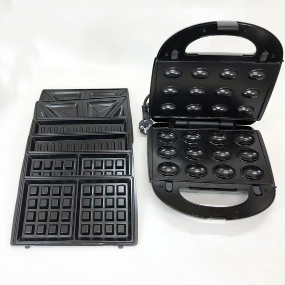 Настольный контактный электрогриль Rainberg RB-5408 2200 Вт, Мультипекарь-гриль-бутербродница NL-71 | Зображення 9