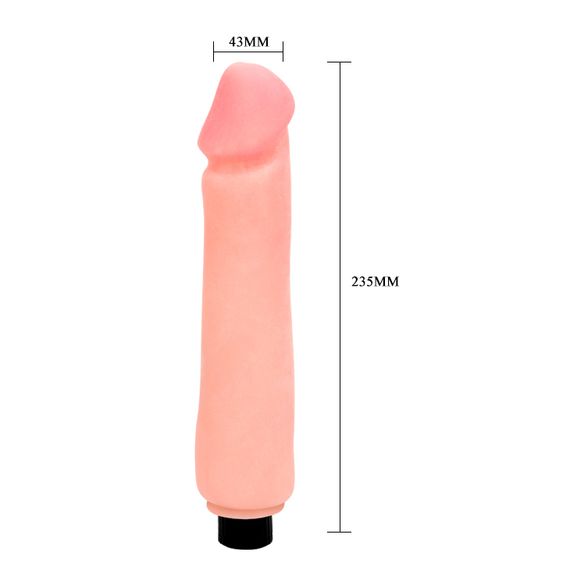 Вібратор Baile Multispeed Flexible Vibrator, тілесний | Зображення 1