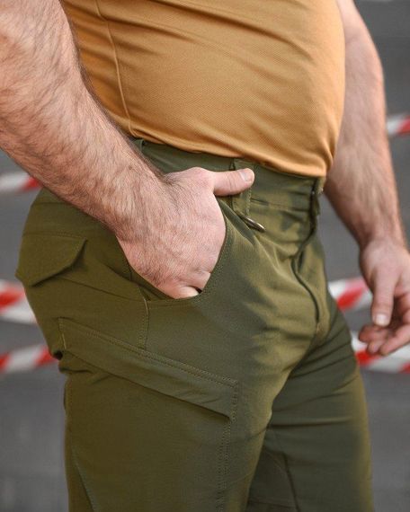 Стрейчеві тактичні штани Cambodia олива ОО2626 | Зображення 7