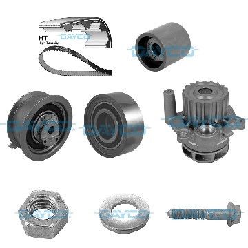 Ремень ГРМ компл. + помпа VW Caddy 1.9 SDI/TDI 95-04, Dayco, KTBWP4290,