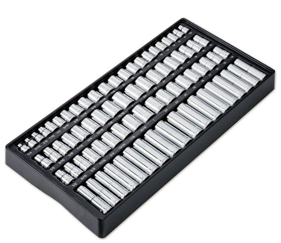 Набір головок, біт, шестигранних та накидних ключів DeWalt 1/4 3/8 1/2 341 предмет (DWMT45341-1) | Зображення 4