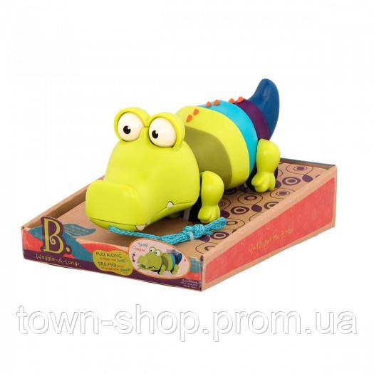 Игрушка-Каталка На Веревочке - Крокодил Клац-Клаус | Зображення 2
