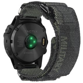 Ремешок для часов Hemsut HGA131 Military nylon strap with Velcro Garmin Camo Black 20mm