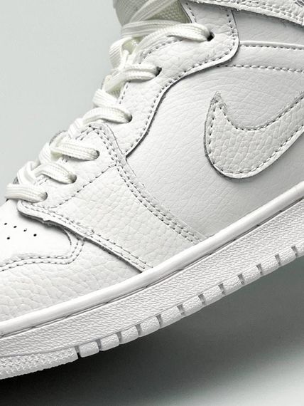 Кросовки Jordan 1 X High All White (Топ якість) весна/лето/осень | Зображення 7