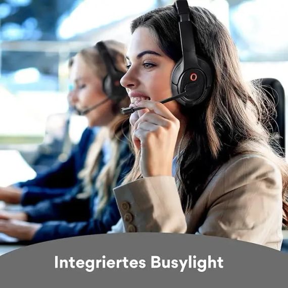 Бездротові навушники Eksa Telecom H6 з мікрофоном та шумозаглушенням (Black) | Зображення 5