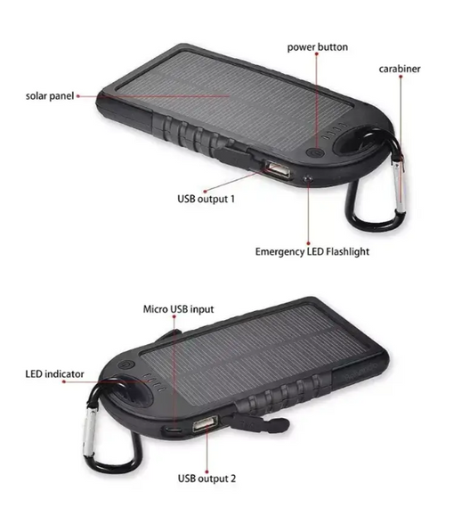 Зарядний пристрій 12000 mAh з LED-ліхтариком, Мобільна зарядка   знижка | Зображення 6