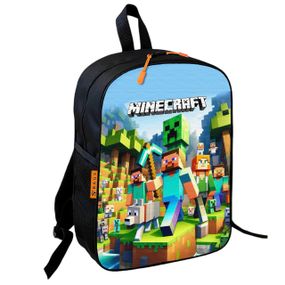 Рюкзак школьный детский 36х27см Майнкрафт Крипер "Minecraft" с принтом для мальчика (00614)