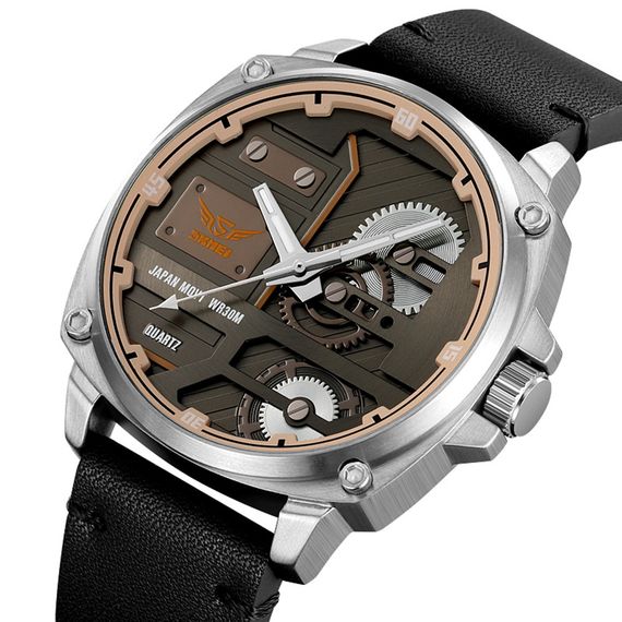 Годинник S2kmei 2289SIBK Silver-Black | Зображення 1