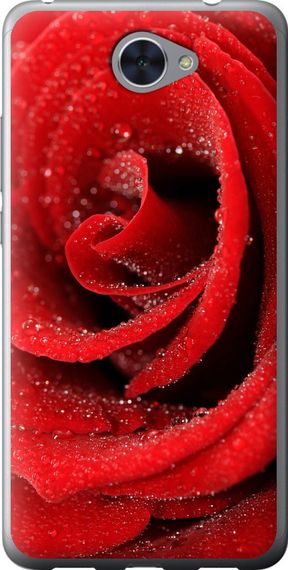 Чехол на Huawei Y7 2017 Красная роза "529u-1019-17620"