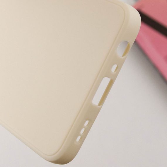 Силиконовый чехол Candy Full Camera для Oppo Reno 8 T 4G Бежевый / Antique White | Зображення 6