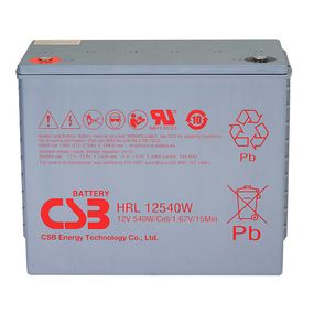 Аккумуляторная батарея CSB HRL12540W, 12V 130A h (343х170х274мм)