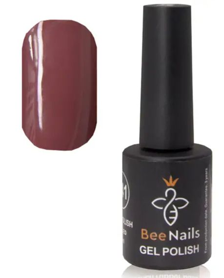Гель-лак для нігтів Bee Nails 142 (червона теракота) 8мл | Зображення 1