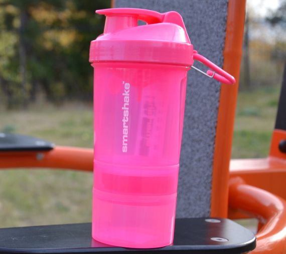 Шейкер спортивний SmartShake Original2GO 600ml Neon Pink | Зображення 7