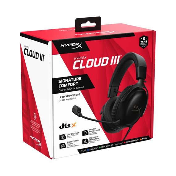 Навушники HyperX Cloud III Black (727A8AA) | Зображення 8