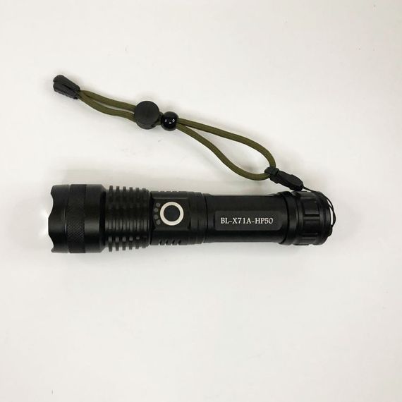 Ліхтар ручний Police X71A-HP50, ЗУ micro USB, 1x18650/3xAAA, zoom, індикація заряду, TD-609 якісний ліхтарик