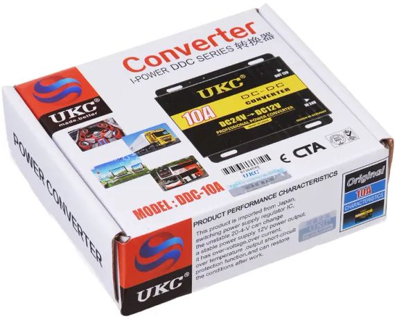 Перетворювач DC/DC 24v-12v 10A | Зображення 2