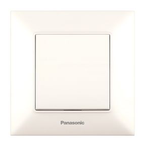 Вимикач Panasonic Arkedia Slim одноклавішний, кремовий