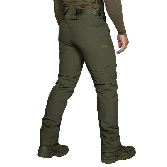 Зимові штани SoftShell Олива (6614), S XL | Зображення 2