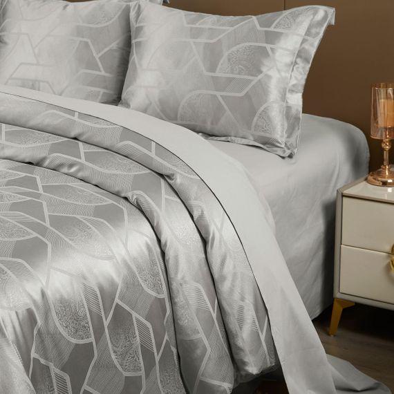 Постільна білизна Жаккард Love You - для євро ліжка, топ SEO. | Зображення 2