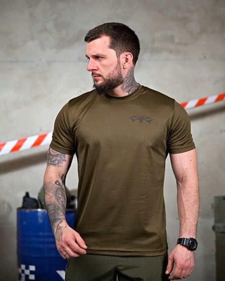 Тактична потоотводяща футболка War Drones oliva ПП7634 | Зображення 1