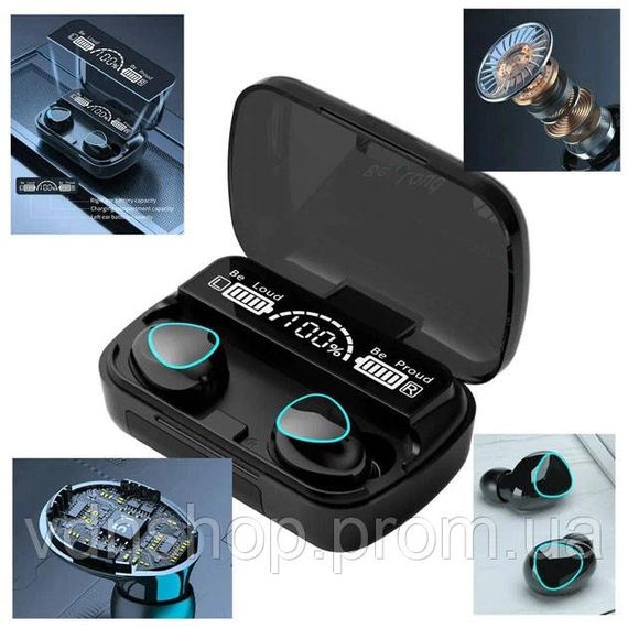 Блютуз беспроводные наушники затычки, Сенсорные беспроводные наушники Блютуз с микрофоном OF-35 | Зображення 4