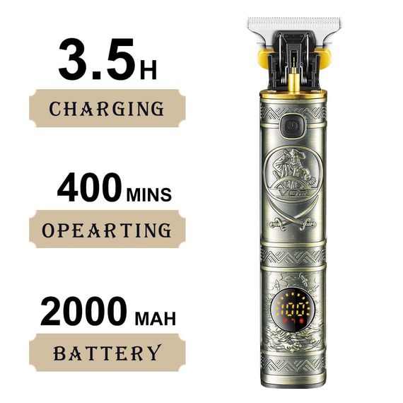 Машинка для стрижки волосся та бороди VGR V-097. Колір: срібний | Зображення 2