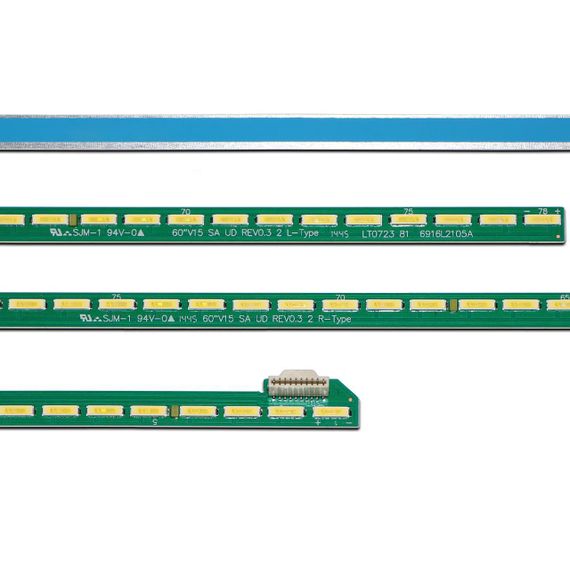 LED підсвітка LG TV 60" V15 SA UD REV0.3 2 L/R-Type 78LED 6916L2105A 6916L2106A 6922L-0161A 6916L2105B 2шт. | Зображення 1