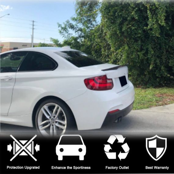 Спойлер PSM-Style V1 (для F22, Карбон) для BMW 2 серия F22/23 2014-2021 гг | Зображення 1