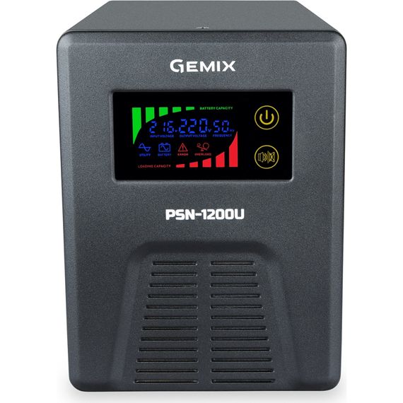 Пристрій безперебійного живлення Gemix PSN-1200U (PSN1200U) | Зображення 1