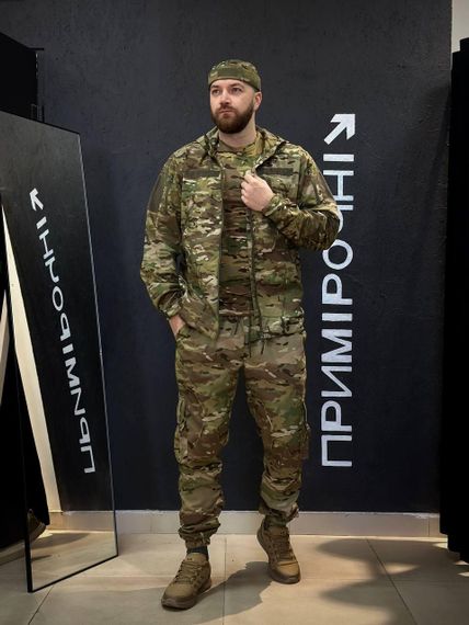 Військовий Комплект Джогер 3 в 1 Мультикам Куртка + Штани MTP +Футболка Джерсі | Зображення 9