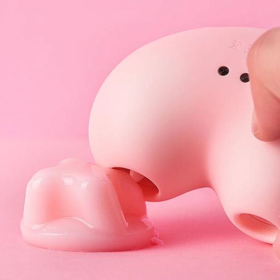 Клиторальный вакуумный стимулятор с язычком BeYourLover Heart в форме сердца, розовый sexstyle | Зображення 16