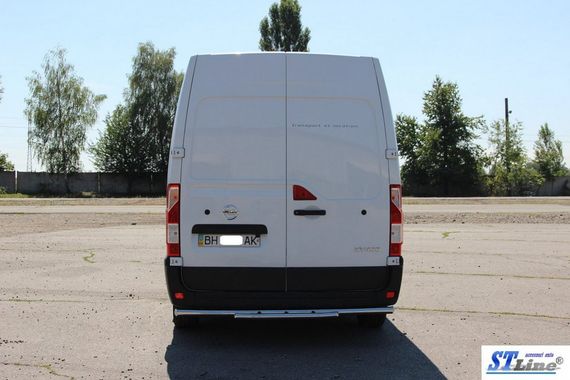 Задня дуга AK011 (нерж.) для Nissan NV400 2010-2024 рр | Зображення 1