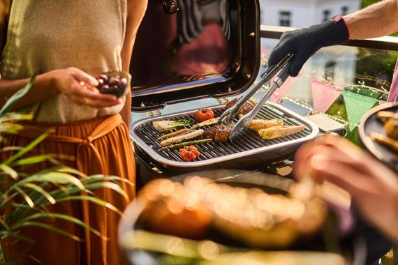 Гриль електричний Weber Lumin Compact з підставкою, чорний | Зображення 9